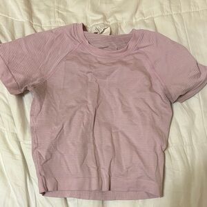 lululemon athletica Pink Short Sleeve Top